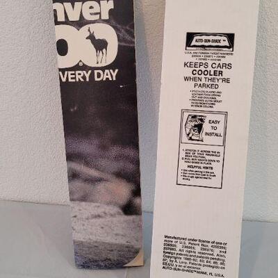 Lot 329: (2) Vintage Auto SUN Visor Cardboard Reflectors 