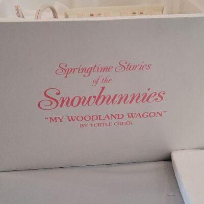 Lot 331: Dept. 56 SNOWBABIES My Woodland Wagon 