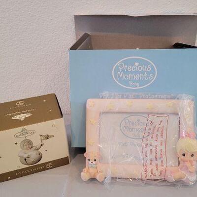 Lot 341: Dept. 56 SNOWBABIES + Precious Moments Collectibles 