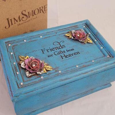 Lot 343: Simple Spirits Jewelry Trinket Music Box NEW