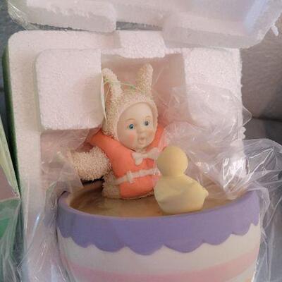 Lot 347: (2) New Dept. 56 SNOWBABIES Collectibles 