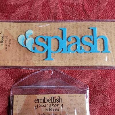Lot 351: New (4) Packages of Embellish Magnets