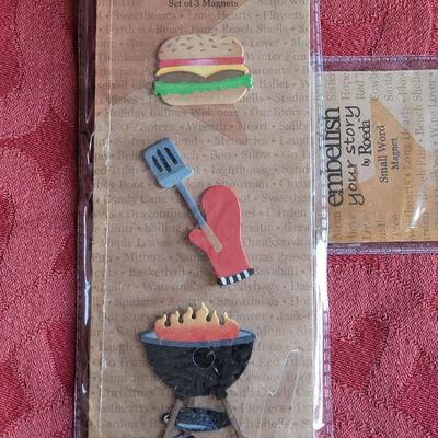 Lot 352: New (3) Packages of Embellish Magnets