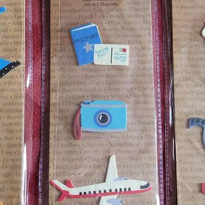 Lot 356: New (4) Packages of Embellish Magnets 