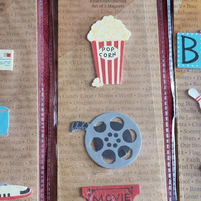 Lot 356: New (4) Packages of Embellish Magnets 