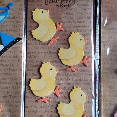 Lot 358: New (4) Packages of Embellish Magnets 