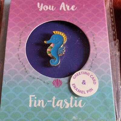 Lot 360: (3) New Encouraging Greeting Cards with Pins