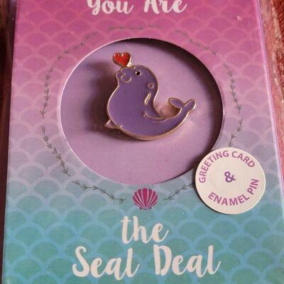 Lot 360: (3) New Encouraging Greeting Cards with Pins