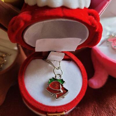 Lot 363: New Necklaces and Santa Charm