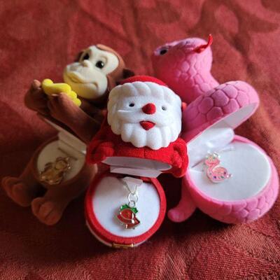 Lot 363: New Necklaces and Santa Charm