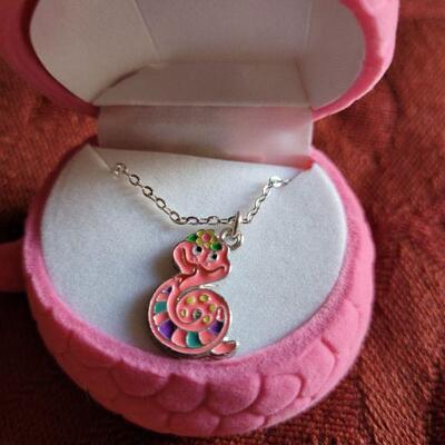 Lot 364: New Necklaces in Fun Animal Matching Boxes