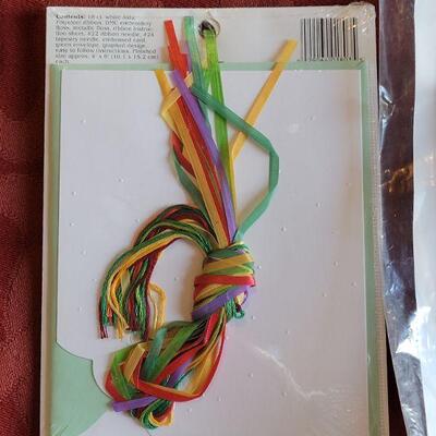 Lot 366: (2) New Needlepoint and Ribbon Embroidery Sets