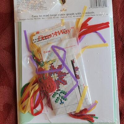 Lot 367: (2) New Needlepoint & Ribbon Embroidery Sets