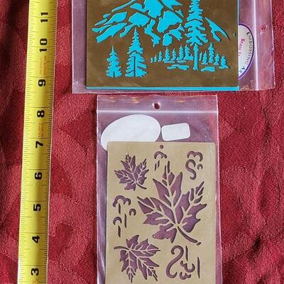 Lot 370: (2) Vintage Metal Embossing Stencils 