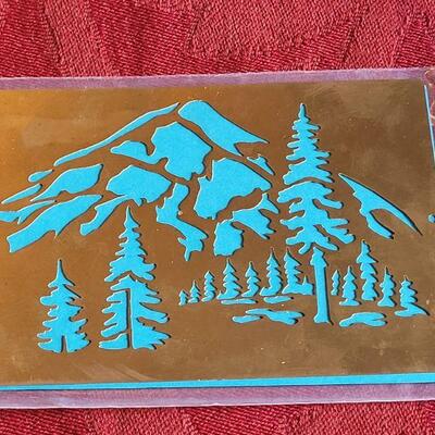 Lot 370: (2) Vintage Metal Embossing Stencils 