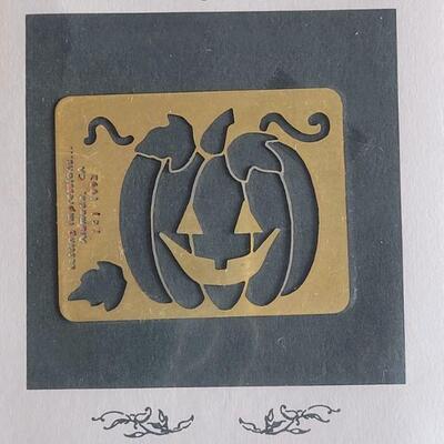 Lot 371: (4) Metal Holiday Embossing Stencils 