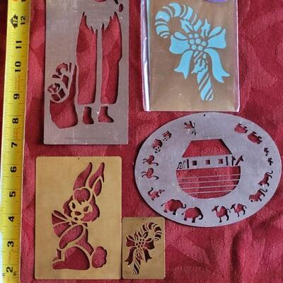 Lot 372: New Metal Embossing Stencils 