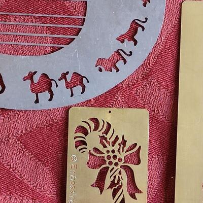 Lot 372: New Metal Embossing Stencils 