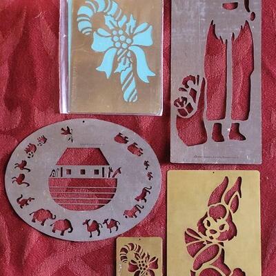 Lot 372: New Metal Embossing Stencils 