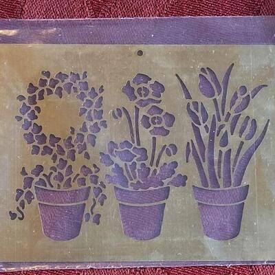 Lot 374: Vintage Metal Embossing Stencils 