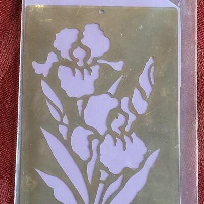 Lot 374: Vintage Metal Embossing Stencils 