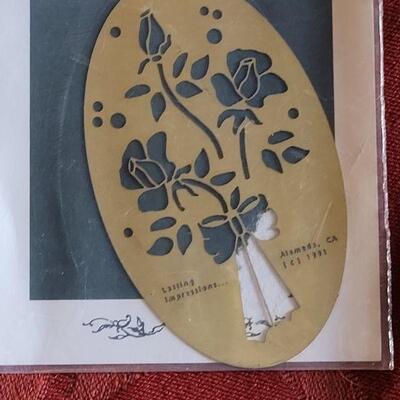 Lot 374: Vintage Metal Embossing Stencils 