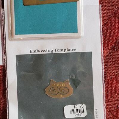 Lot 376: Vintage  Brass & Mixed Metal Embossing Stencils 