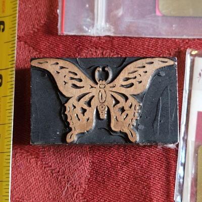 Lot 377: Vintage Metal Embossing Stencils 
