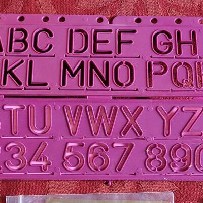 Lot 378: Vintage Metal Embossing Stencils 