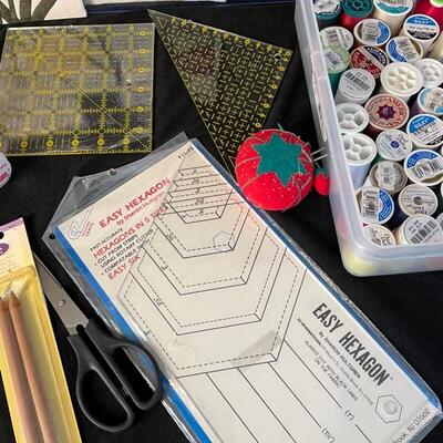 Assortment of Sewing/Applique Supplies