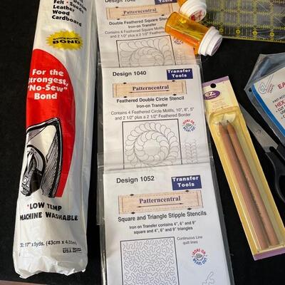 Assortment of Sewing/Applique Supplies