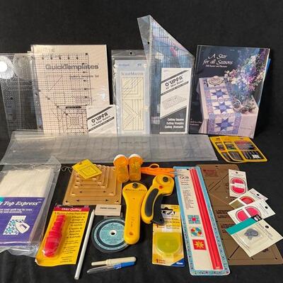 Assortment of Quilting Supplies