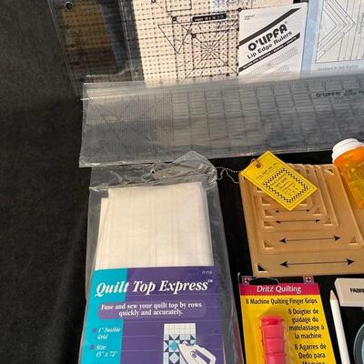 Assortment of Quilting Supplies