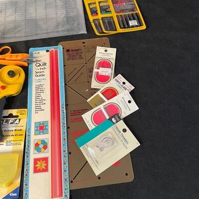 Assortment of Quilting Supplies
