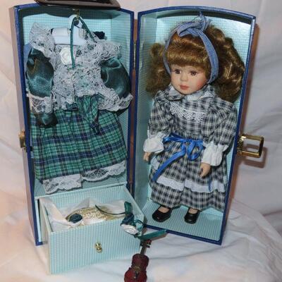 Porcelain Doll In Box