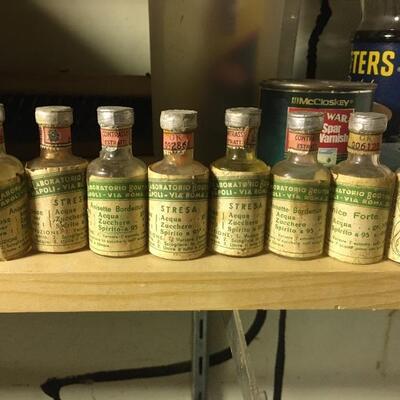 Vintage bottle collection 