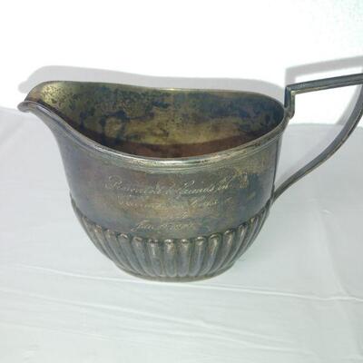 Whiting Manufacturing 1/2 Pint Silver Creamer