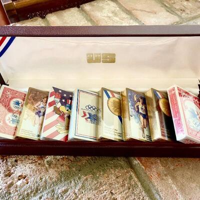 LOT 31  Boxed Set of 1984 Olympic Playing Cards 