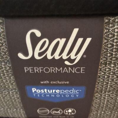 Lot 36  Cal King Sealy Posturepedic Performance Series Pillow Top Bed Set