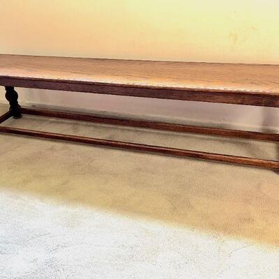 Lot 37  Long Oak Bench 