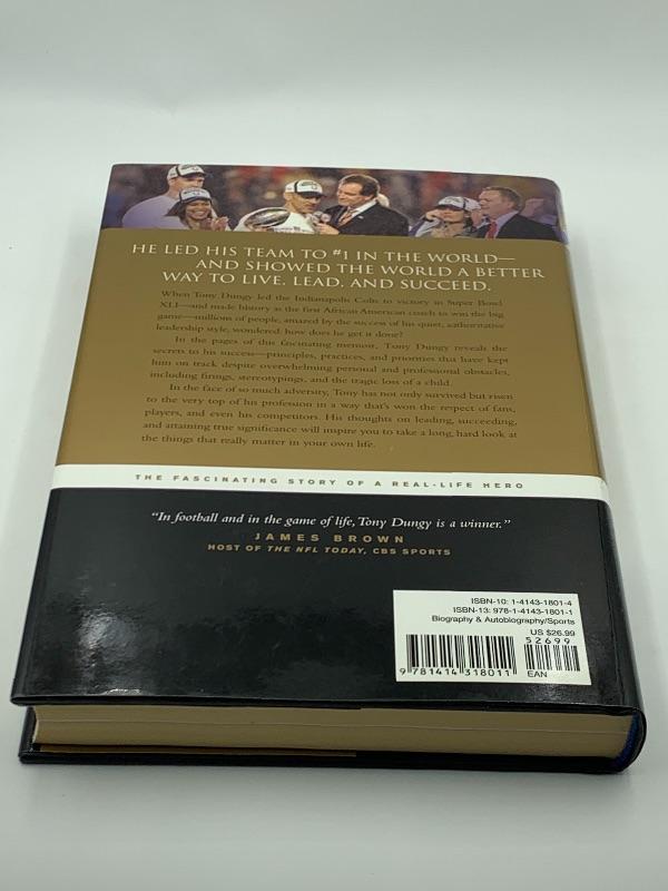 Autographed Book Tony Dungy “Quiet Strength