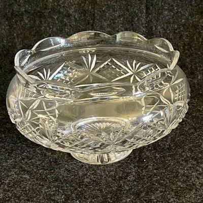 Lot 52  Waterford Crystal LISMORE Footed Bowl Ireland