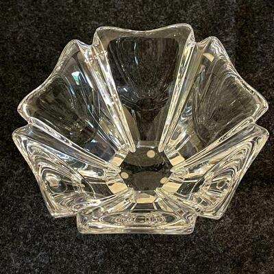 Lot 54  Orrefors Swedish Crystal Flared Bowl Candy Dish 