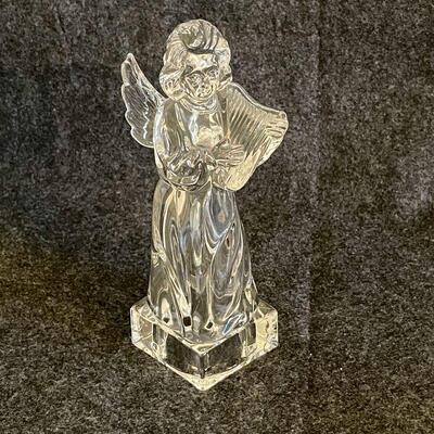 Lot 57  Mikasa Heavy Crystal Angel w/Harp
