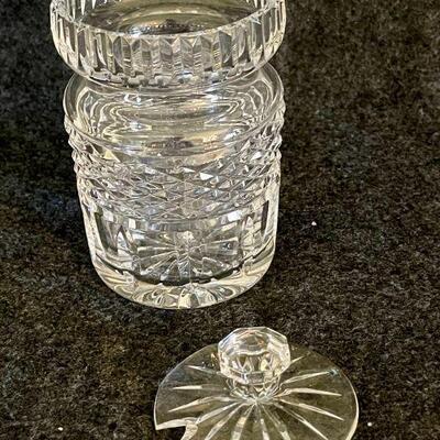 Lot 65  Waterford Crystal Jam Jar Ireland 