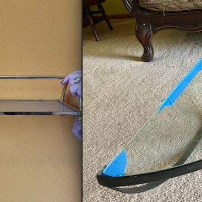 2 Glass Wall Shelves