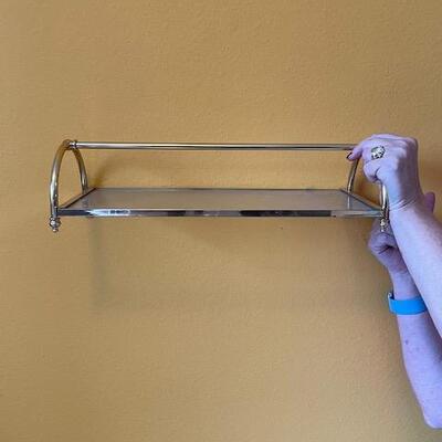 2 Glass Wall Shelves
