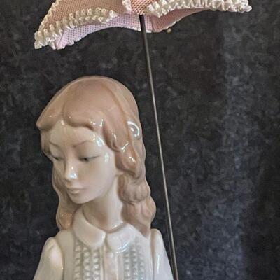 Lot 84  Lladro Lady With Parasol  AS IS 