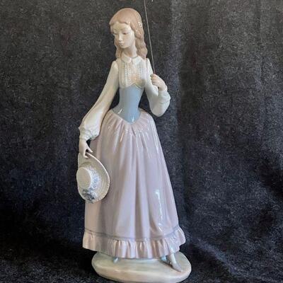 Lot 84  Lladro Lady With Parasol  AS IS 