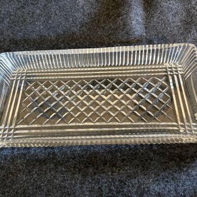 Lot 100  Waterford Crystal Tray Pastry Server & Letter Opener Ireland
